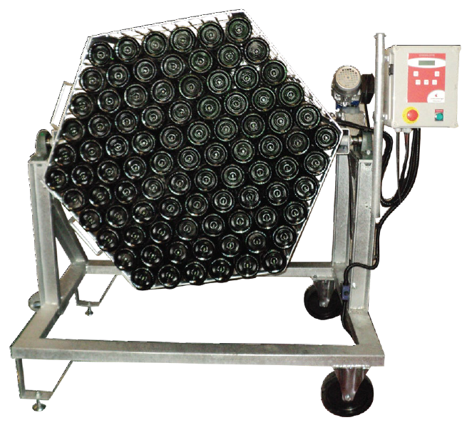 Mobile Gyropalette for sparkling wines